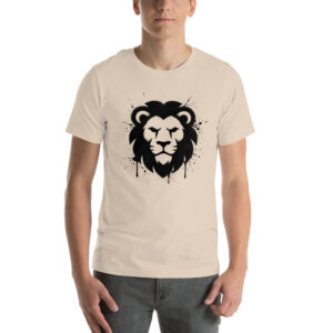 Royal-Tee Lion Stencil Tee - Soft Cream