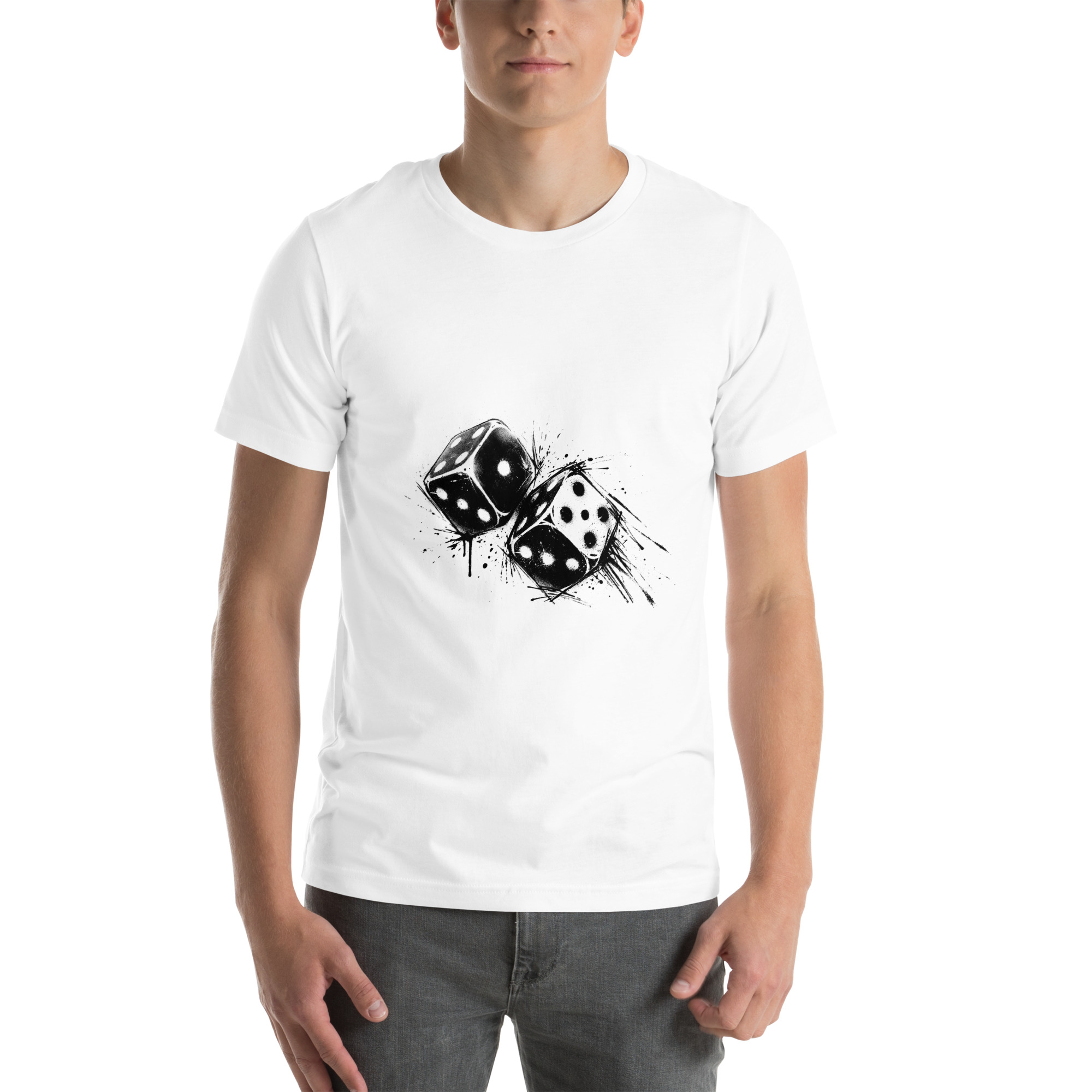Royal-Tee Dice Tee - White