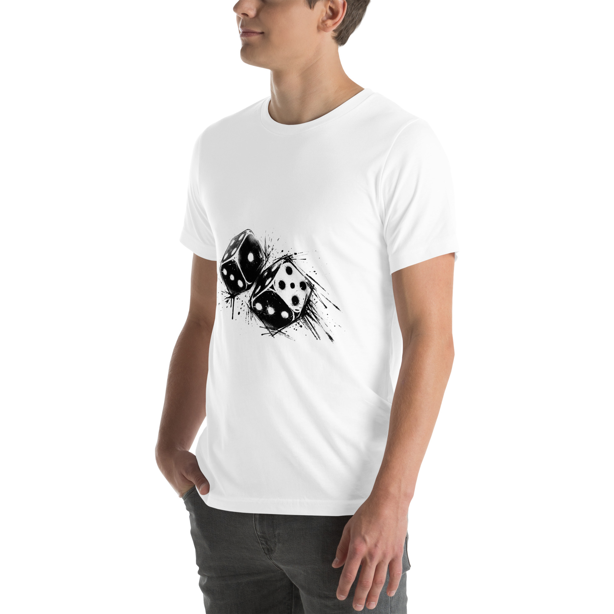 Royal-Tee Dice Tee - White - Image 4